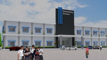 ilustrasi gedung sekolah mewah. Sumber: design3dx.com